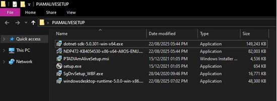 ptad i am alive software files